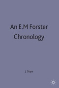 Cover: An E. M. Forster Chronology - Palgrave Macmillan