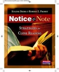 Cover: Notice & Note - Heinemann Educational Books,U.S.