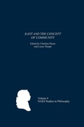 Cover: Kant and the Concept of Community - University of Rochester Press