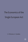 Cover: The Economics of the Single European Act - Palgrave Macmillan