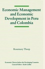 Cover: Economic Management and Economic Development in Peru and Colombia - Palgrave Macmillan