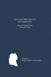 Enlarge image Cover: Kant and the Concept of Community - De Gruyter