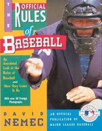 Enlarge image Cover: The Official Rules of Baseball - The Lyons Press