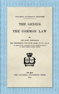 Cover: The Genius of the Common Law (1912) - Lawbook Exchange, Ltd.