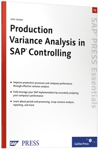 Enlarge image Cover: Production Variance Analysis in SAP Controlling - SAP PRESS