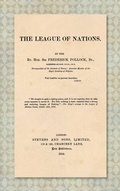 Cover: The League of Nations [1920] - Lawbook Exchange, Ltd.