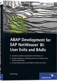 Enlarge image Cover: ABAP Development for SAP NetWeaver BI: User Exits and BAdIs - SAP PRESS