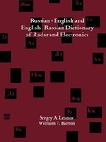 Cover: Russian-English and English-Russian Dictionary of Radar and Electronics - Artech House Publishers