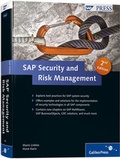 Cover: SAP Security and Risk Management - SAP PRESS