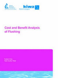Enlarge image Cover: Cost and Benefit Analysis of Flushing - American Water Works Association