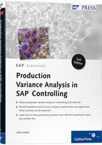 Enlarge image Cover: Production Variance Analysis in SAP Controlling - SAP PRESS