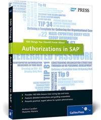 Abbildung von: Authorizations in SAP - SAP PRESS