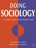 Cover: Doing Sociology - Red Globe Press