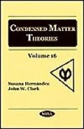 Cover: Condensed Matter Theories - Nova Biomedical