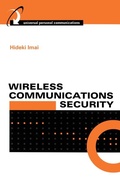 Cover: Wireless Communications Security - Artech House Publishers