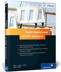 Enlarge image Cover: Rapid Deployment of SAP Solutions - SAP PRESS