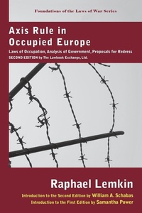 Enlarge image Cover: Axis Rule in Occupied Europe - Lawbook Exchange, Ltd.