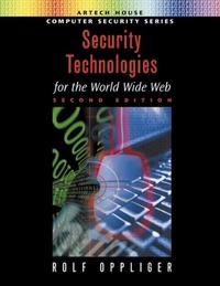 Abbildung von: Security Technologies for the World Wide Web, Second Edition - Artech House