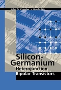 Cover: Silicon-Germanium Heterojunction Bipolar Transistors - Artech House