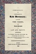 Cover: A Compendious and Comprehensive Law Dictionary [1816] - Lawbook Exchange