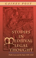 Cover: Studies in Medieval Legal Thought - Lawbook Exchange, Ltd.