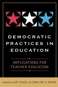 Cover: Democratic Practices in Education - Rowman & Littlefield Education