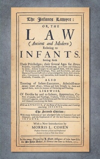 Abbildung von: The Infants Lawyer - Lawbook Exchange, Ltd.