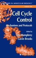 Cover: Cell Cycle Control - Humana Press Inc.