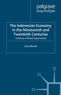 Cover: The Indonesian Economy in the Nineteenth and Twentieth Centuries - Palgrave Macmillan