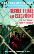 Cover: Secret Trials And Executions - Seven Stories Press,U.S.