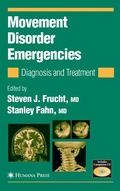 Cover: Movement Disorder Emergencies - Humana Press Inc.