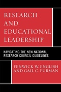 Cover: Research and Educational Leadership - Rowman & Littlefield Education