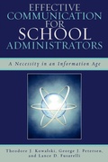 Cover: Effective Communication for School Administrators - Rowman & Littlefield Education