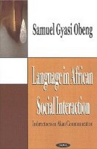 Enlarge image Cover: Language in African Social Interaction - Nova Biomedical