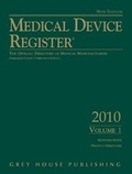 Cover: Medical Device Register - Grey House Publishing