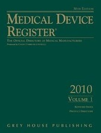 Enlarge image Cover: Medical Device Register - Grey House Publishing