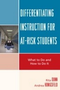 Enlarge image Cover: Differentiating Instruction for At-Risk Students - Rowman & Littlefield Education