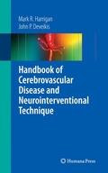 Cover: Handbook of Cerebrovascular Disease and Neurointerventional Technique - Humana Press Inc.