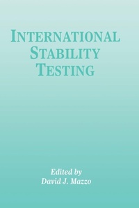 Enlarge image Cover: International Stability Testing - CRC Press