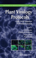 Cover: Plant Virology Protocols - Humana Press Inc.