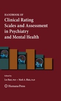Cover: Handbook of Clinical Rating Scales and Assessment in Psychiatry and Mental Health - Humana