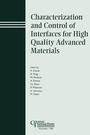 Cover: Characterization and Control of Interfaces for High Quality Advanced Materials - Wiley
