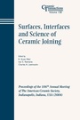 Cover: Surfaces, Interfaces and Science of Ceramic Joining - Wiley