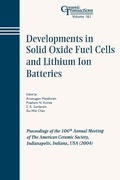 Cover: Developments in Solid Oxide Fuel Cells and Lithium Ion Batteries - Wiley