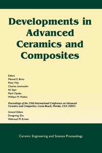 Enlarge image Cover: Developments in Advanced Ceramics and Composites - Wiley