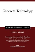 Cover: Concrete Technology, Special Volume - Wiley
