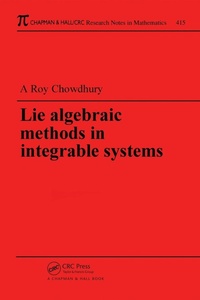 Abbildung von: Lie Algebraic Methods in Integrable Systems - Chapman & Hall/CRC