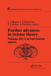 Abbildung von: Further Advances in Twistor Theory, Volume III - Chapman & Hall/CRC