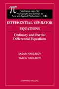 Cover: Differential-Operator Equations - CRC Press