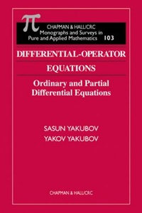 Enlarge image Cover: Differential-Operator Equations - CRC Press